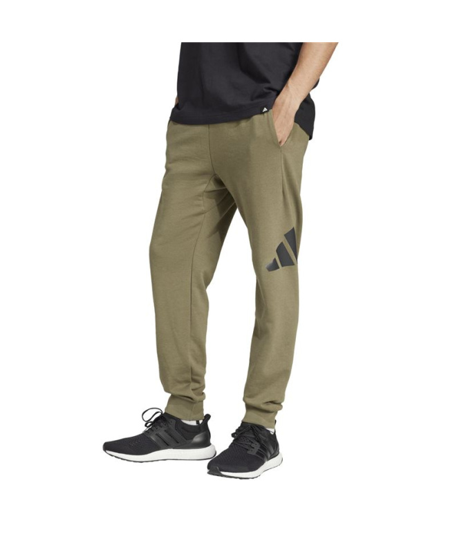 Calça adidas Big Logo Ft Homem Verde/Preto