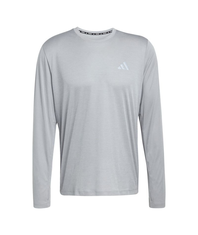 T-shirt de Running adidas Run Ess Ls Homme Gris