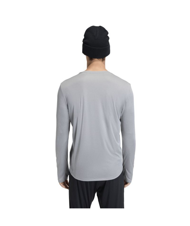 Camiseta de Running adidas Run Ess Ls Homem Cinza