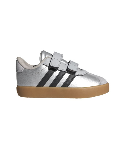 Chaussures adidas VL Court 3.0 Cf Enfant Plamet/Noir/Grpulg
