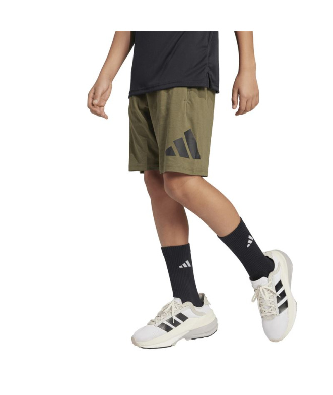 Pantalons adidas Bl Kn Sh 210 Enfant Vert...