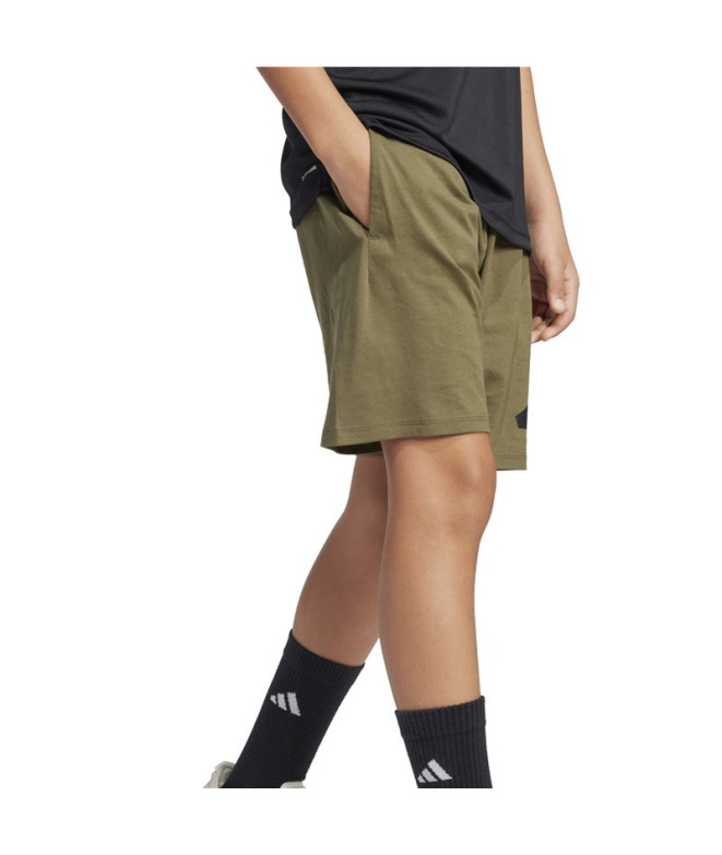 Calça adidas Bl Kn Sh 210 Infantil Verde...