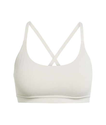 Sutiã esportivo de Fitness adidas All Me Ls Mulher Cinza