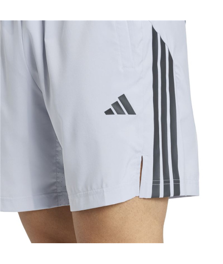 Calça de Fitness adidas Techess 3 Bandas Shor Homem Cinza