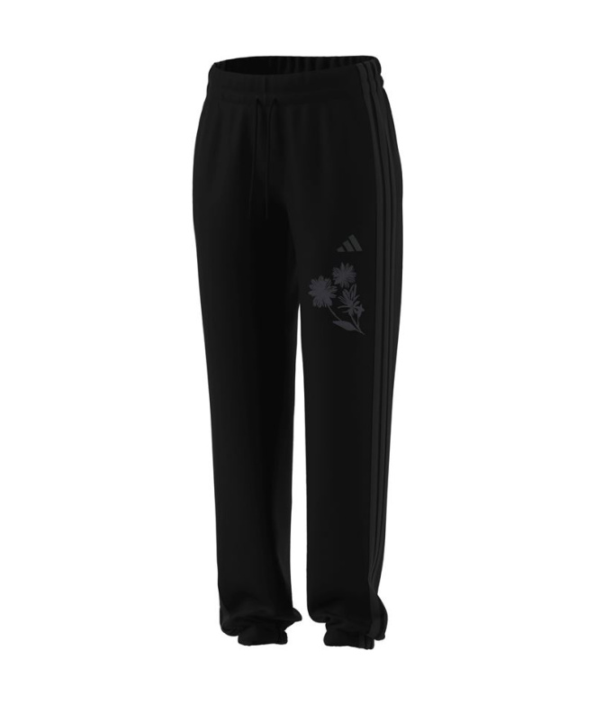 Pantalons adidas 3 Bandes Ft Cf Femme Noir