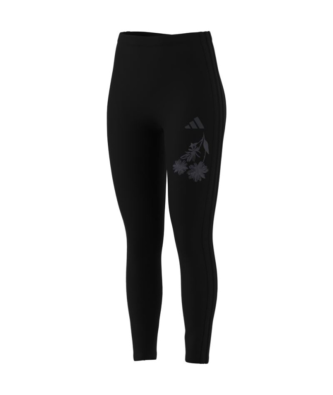 Collants adidas 3 Bandes Sj Leg Femme Noir