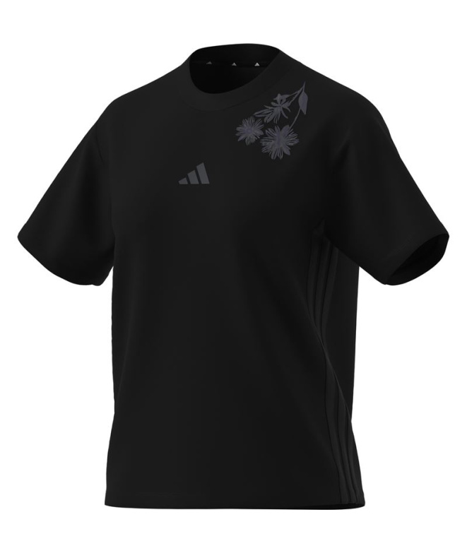 T-shirt adidas 3 Bandes Sj Femme Noir