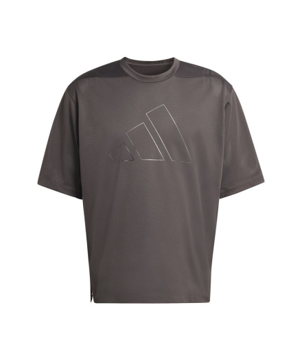 T-shirt de Fitness adidas Po Es Mesh Homme Charbon