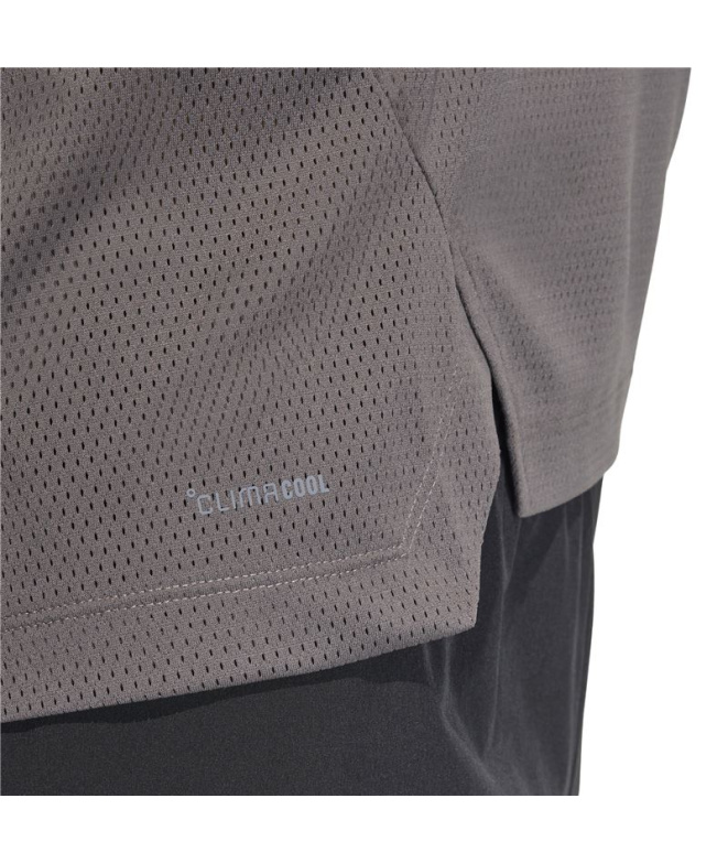 Camiseta de Fitness adidas Po Es Mesh Homem Carvão