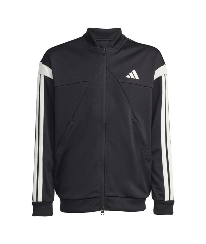 Casaco adidas Hot Ttop Infantil Preto/Branco