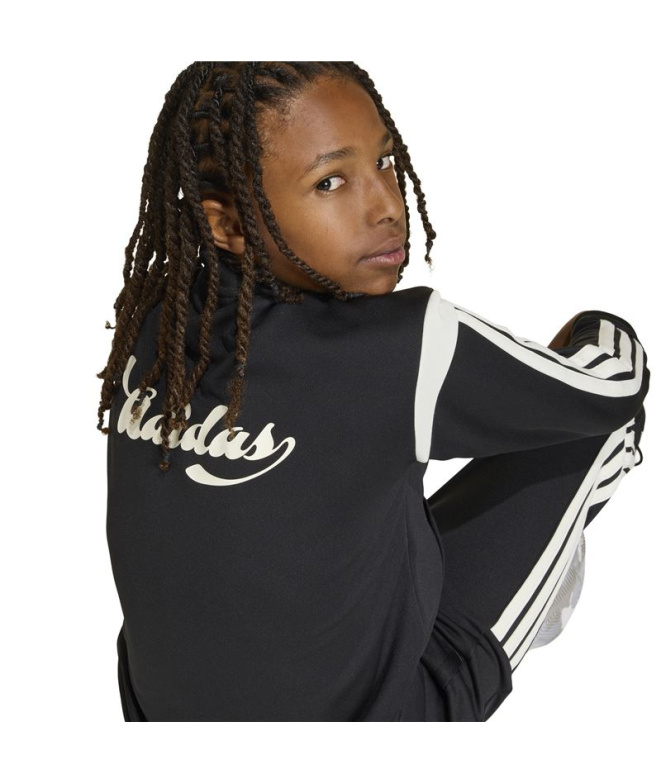 Casaco adidas Hot Ttop Infantil Preto/Branco