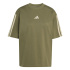 Camiseta adidas 3 Bandas Sj Bf Mulher Estoli/Cama