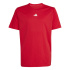 Camiseta de Fitness adidas Tr-Es Infantil Granate/Branco