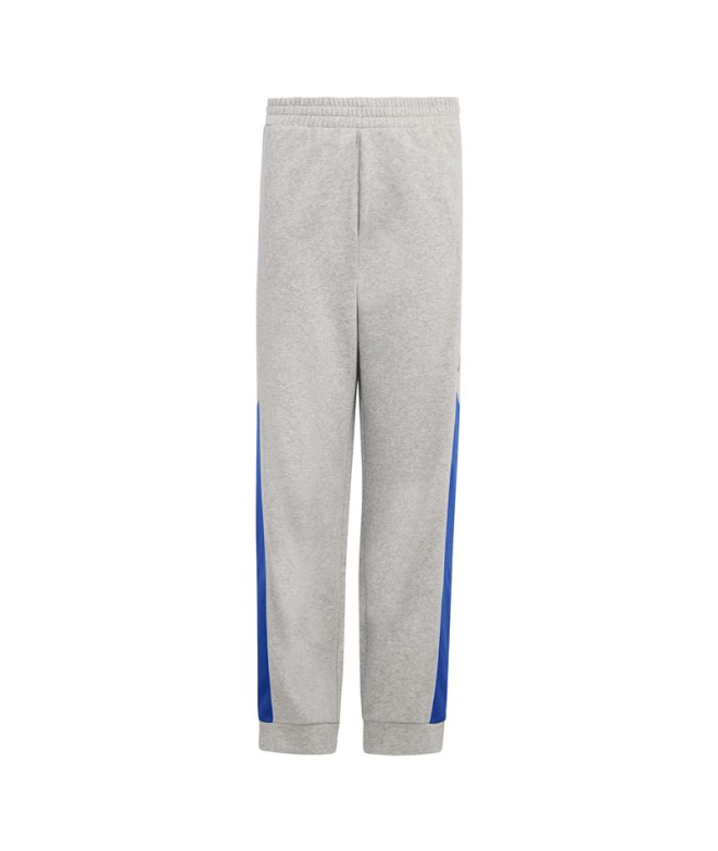 Pantalons adidas Cb Fl Enfant Gris/Bleu