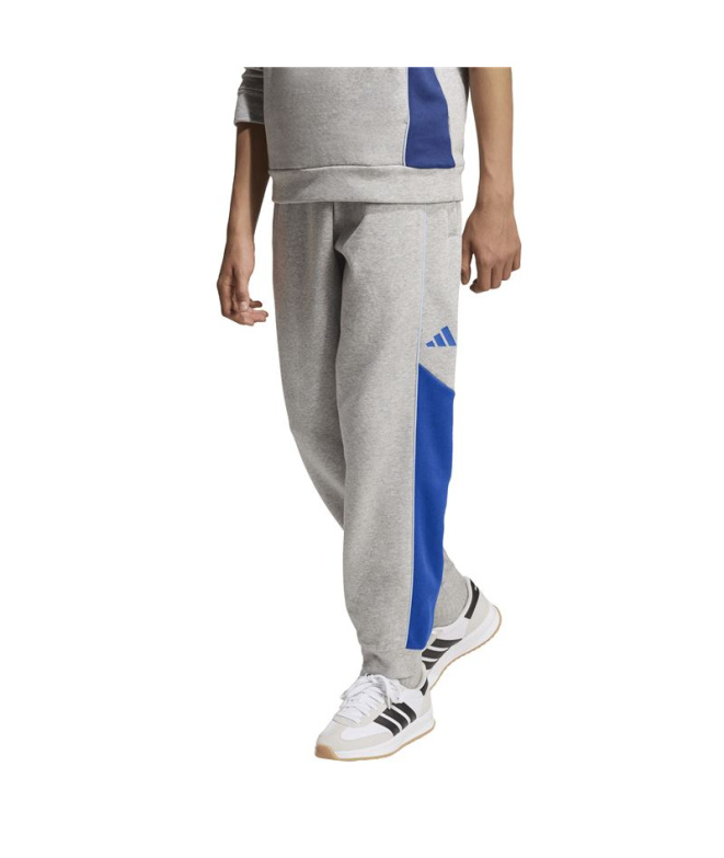 Calça adidas Cb Fl Infantil Cinza/Azul