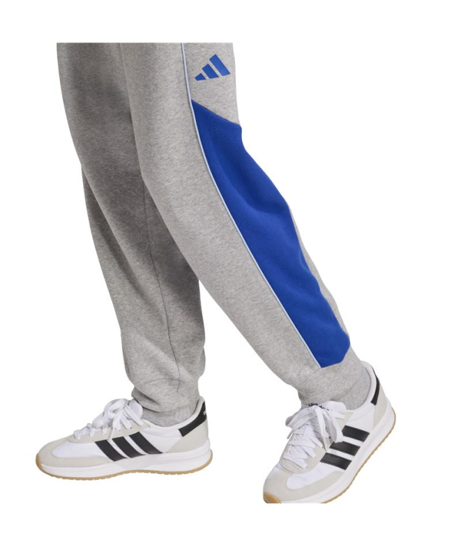 Calça adidas Cb Fl Infantil Cinza/Azul