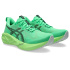 Sapatilhas de Running ASICS Novablast 5 Homem Verde/Preto