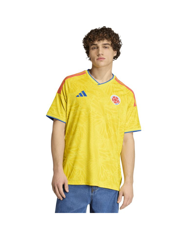 Camiseta Futebol amarela Homem adidas Colômbia...