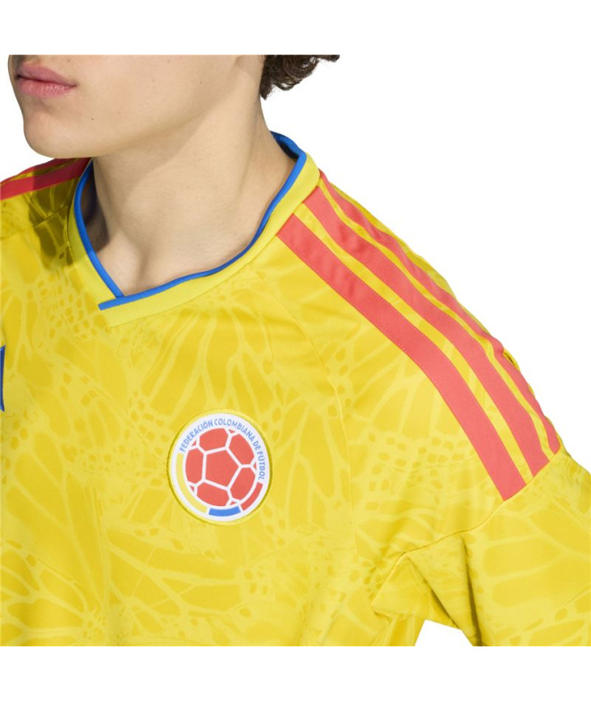 Camiseta Futebol amarela Homem adidas Colômbia...