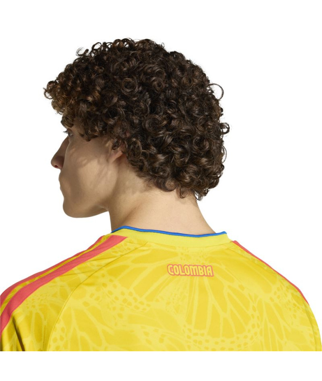 Camiseta Futebol amarela Homem adidas Colômbia...