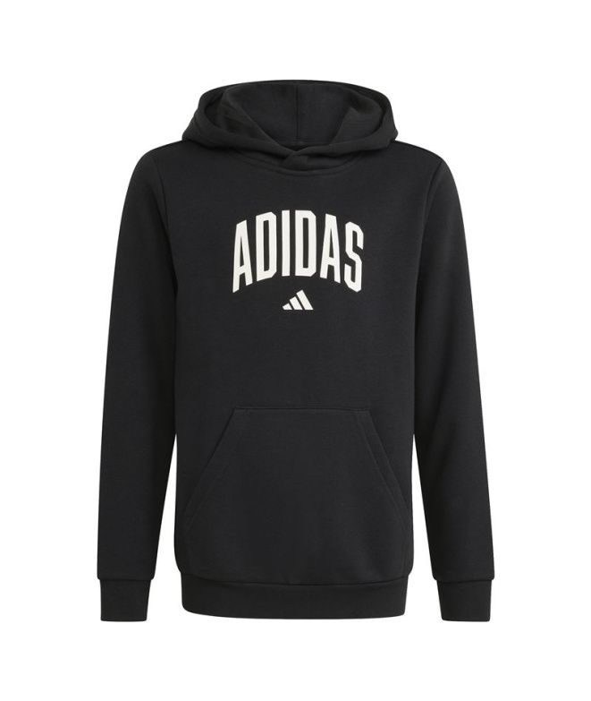 Sudadera adidas J Colleg Hd Negro