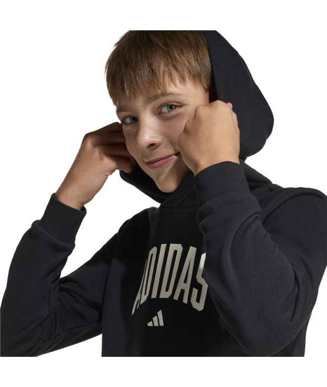 Sudadera adidas J Colleg Hd Negro