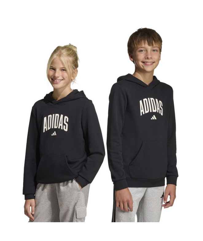 Sudadera adidas J Colleg Hd Negro