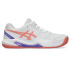 Sapatilhas de Padel ASICS Gel-Dedicate 8 Padel Mulher Branco/Guava
