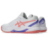 Chaussures de Padel ASICS Gel-Dedicate 8 Padel Femme Blanc/Guava