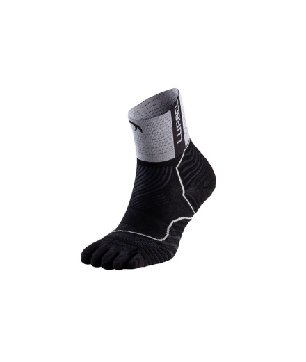 Chaussettes de Running Lurbel Tiwar Toe Three Noir/Gris