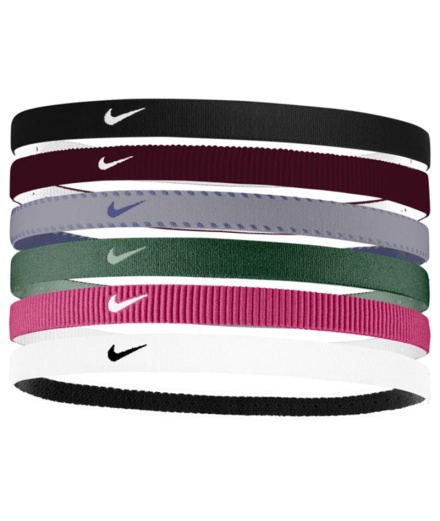 Cinta de Pelo de Fitness Nike Flex Classic Headbands 6Pk...