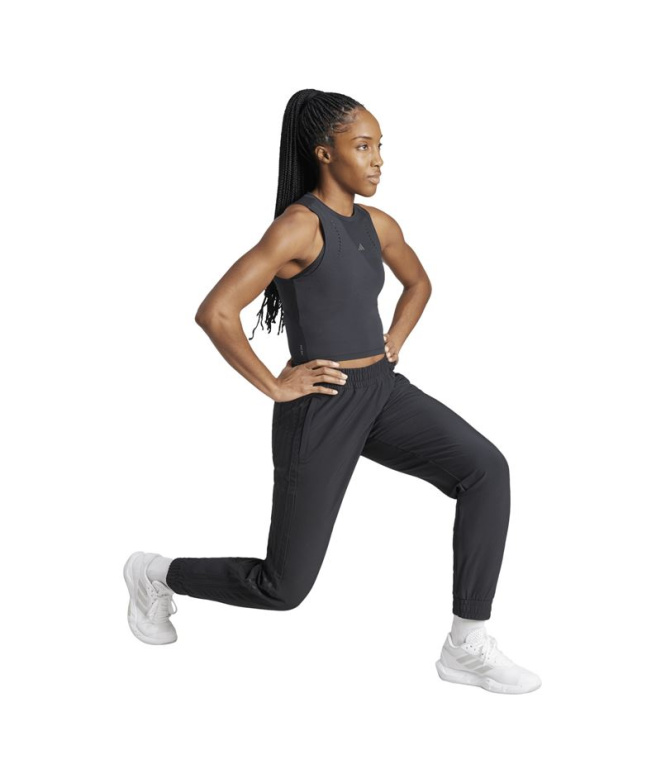 Calça de Fitness adidas Pacer All Gym 3 Bandas...