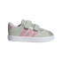 Sapatilhas adidas VL Court 3.0 Cf Infantil Verde/Rosgoz/Rosa