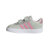 Sapatilhas adidas VL Court 3.0 Cf Infantil Verde/Rosgoz/Rosa