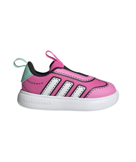 Sapatilhas adidas Bubblecomic Infantil Rosa/Preto/Aqufla