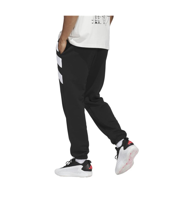 Pantalon de Basket-ball adidas Anted Fl Homme Noir