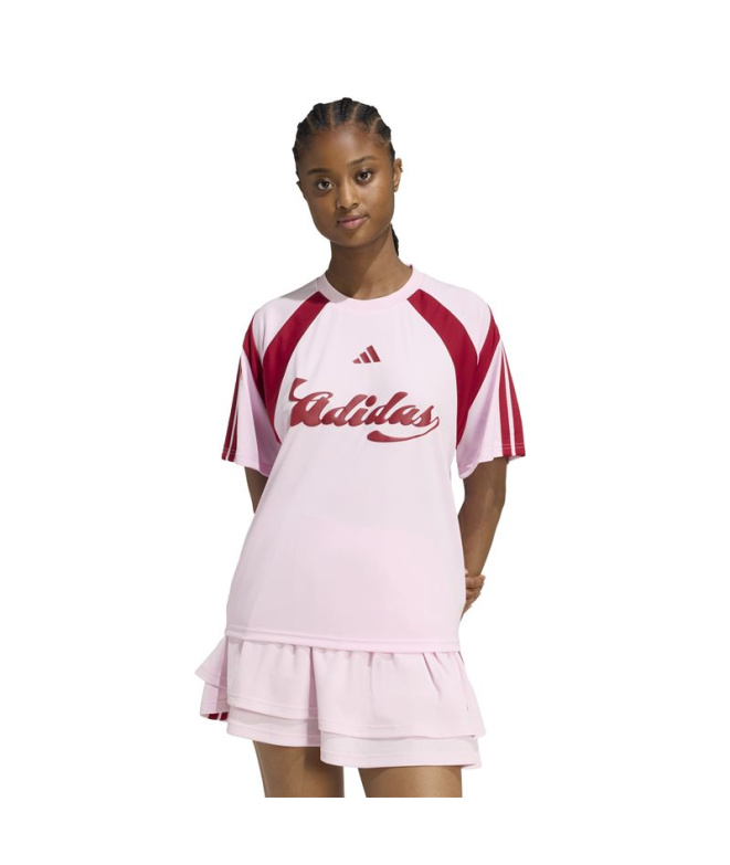 Camiseta adidas Her Mulher Rosa/Maract