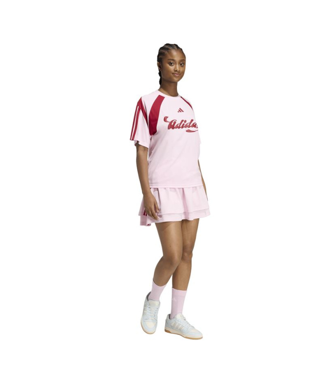 Camiseta adidas Her Mulher Rosa/Maract