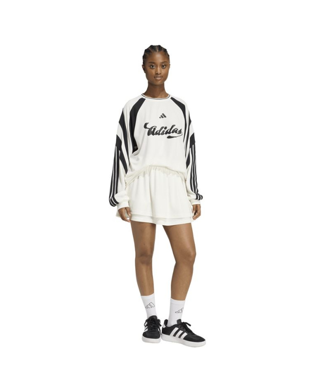 Jupe adidas Her Skrt Femme Blanc/Noir