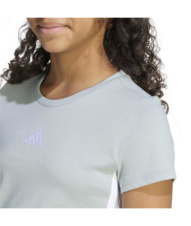 Camiseta adidas Jg 3 Bandas Baby Menina...