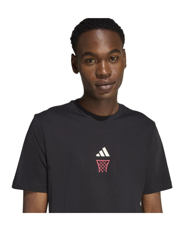 T-shirt adidas Anx Hoop Homme Noir