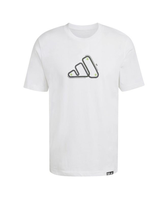 Camiseta adidas Mts Track Hombre Blanco