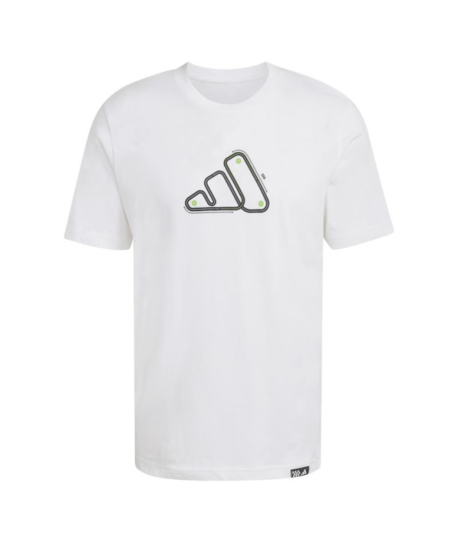 T-shirt adidas Mts Track Homme Blanc