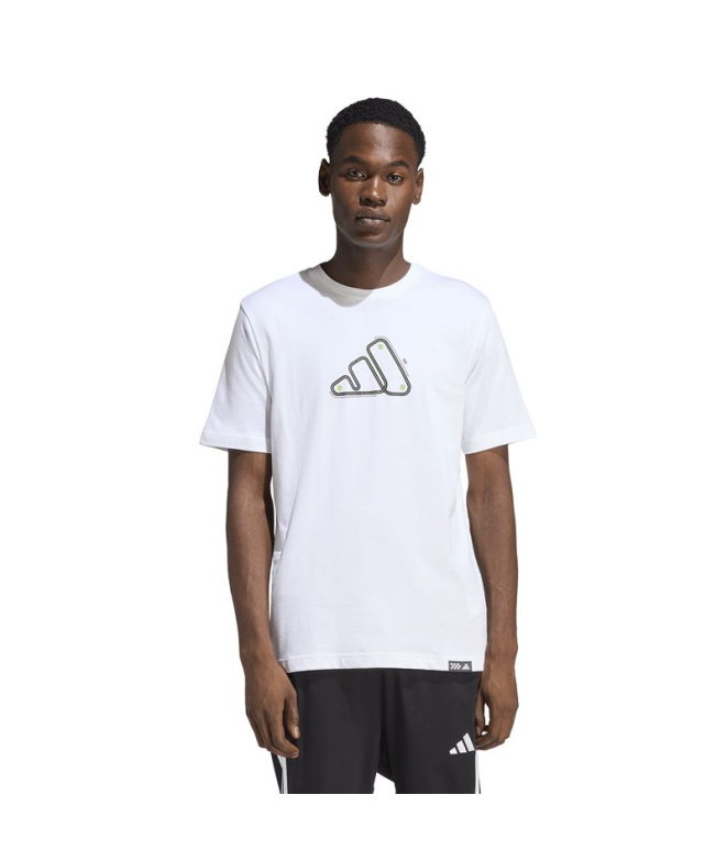 T-shirt adidas Mts Track Homme Blanc