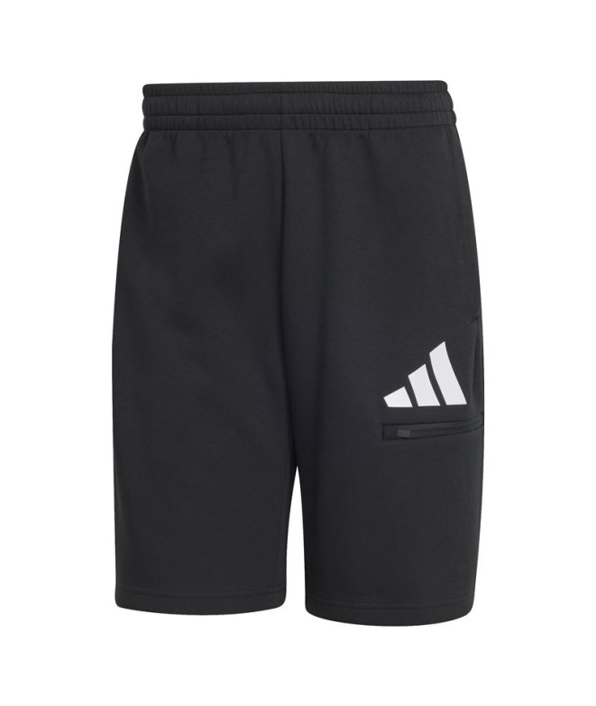 Calça adidas Fi 3Bar Sho Homem Preto