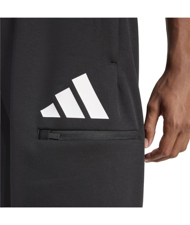 Calça adidas Fi 3Bar Sho Homem Preto