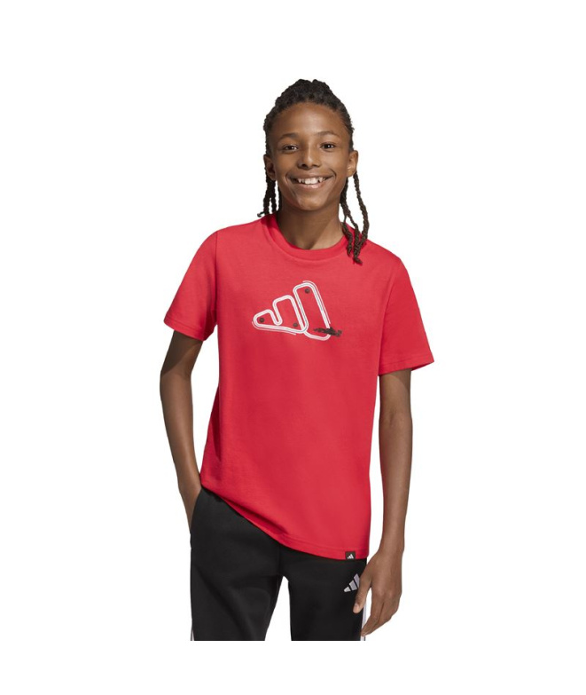 T-shirt adidas Moto 1 Enfant Grenat