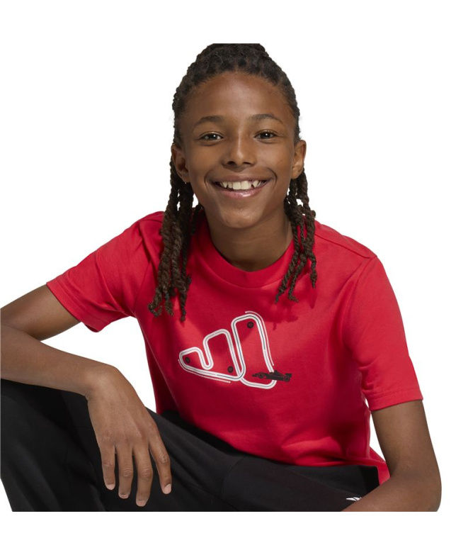 T-shirt adidas Moto 1 Enfant Grenat