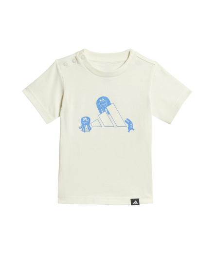 Camiseta adidas Tirons Infantil Blanco
