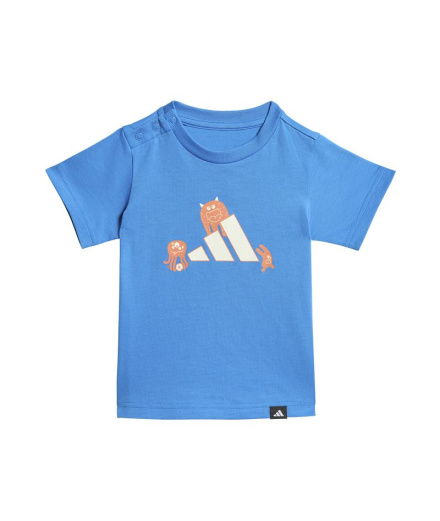 T-shirt adidas Tirons Enfant Bleu